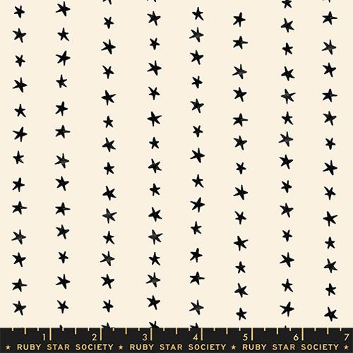 PREORDER RSS Daisy Days Starry Stripe in Black on Natural