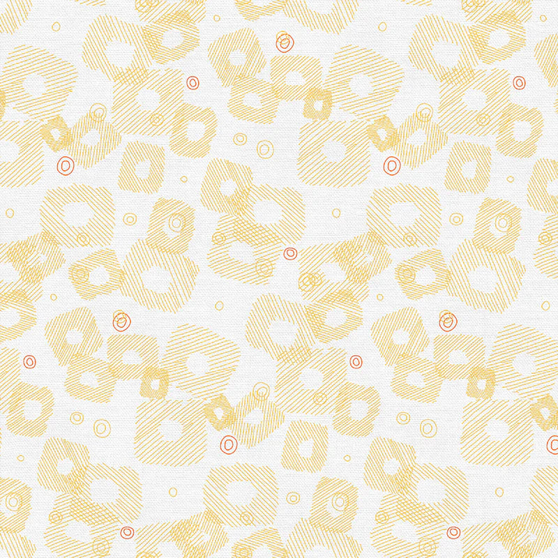 LS* Scribbled Square - Yellow