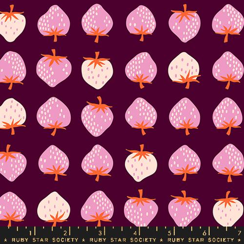 PREORDER Strawberries Strawberry in Deep Plum