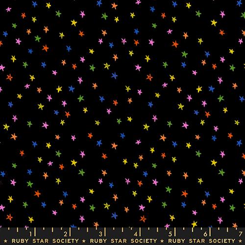 PREORDER Mini Starry in Black Vivid Rainbow