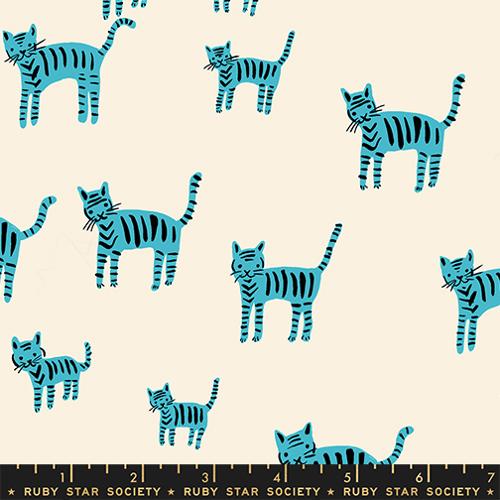 PREORDER Catnap Tiger Stripes in Turquoise