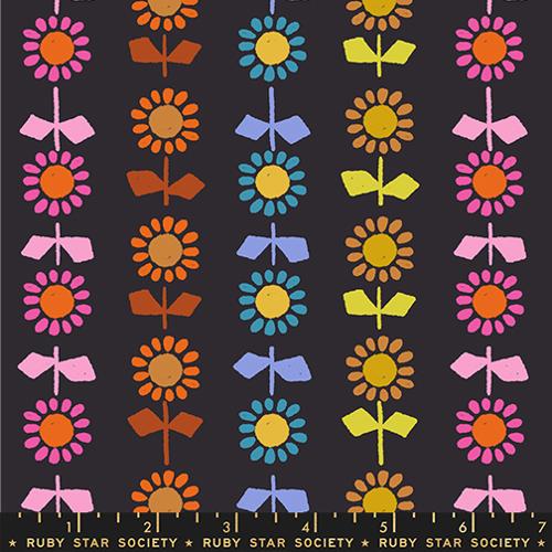 PREORDER CANVAS Catnap Daisy Stripe in Black