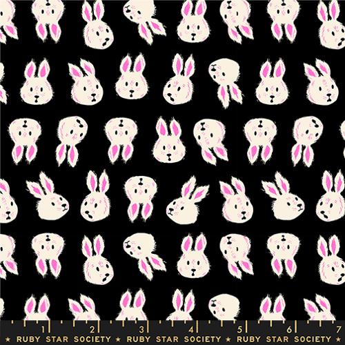PREORDER Hello Alice Rushing Rabbit in Black