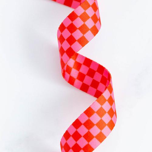 Webbing Checker Strawberry 1.5"