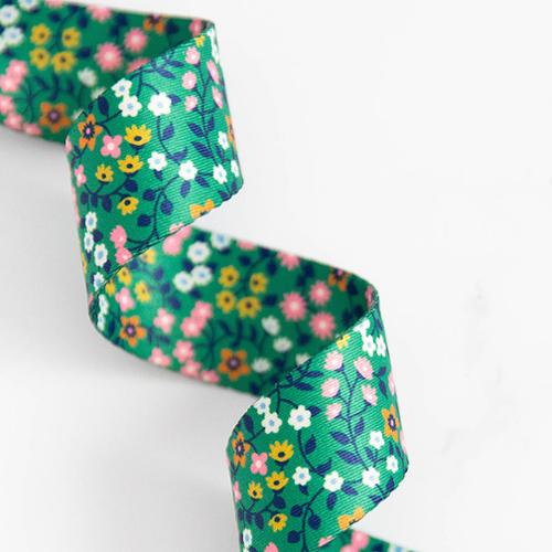 Webbing Clothesline Floral 1.5"