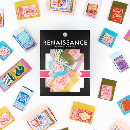 Renaissance Ribbons Matchbook Makerie Label Pack