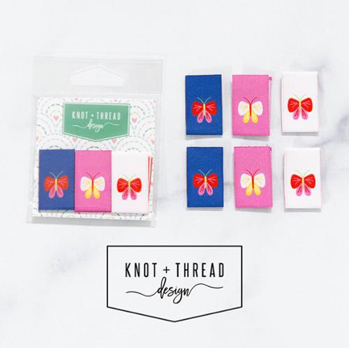 Knot + Thread Butterflies Labels