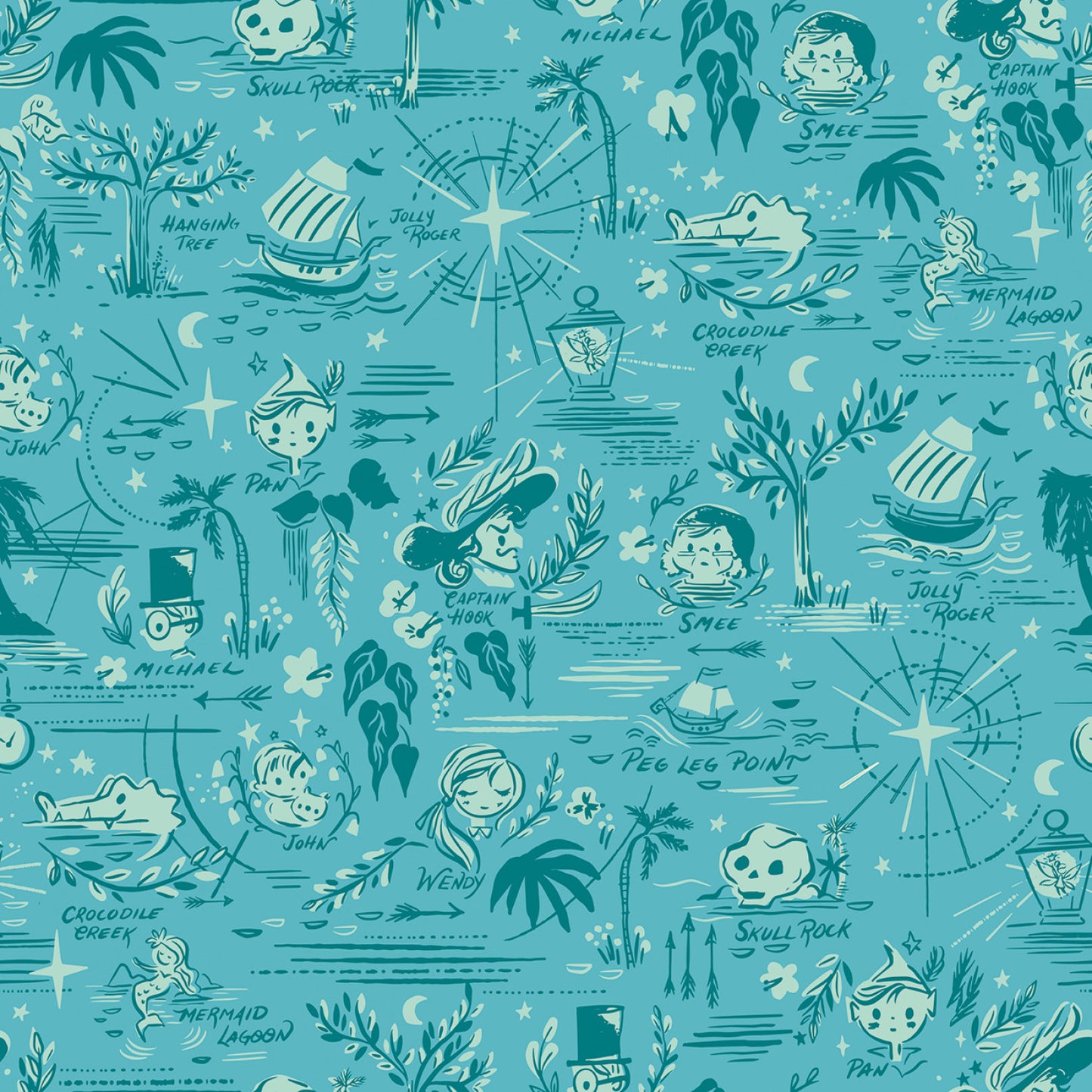 Forever Neverland Map in Lagoon