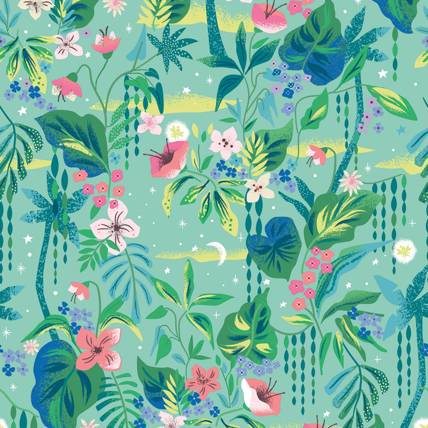 Forever Neverland Tropical Floral in Songbird