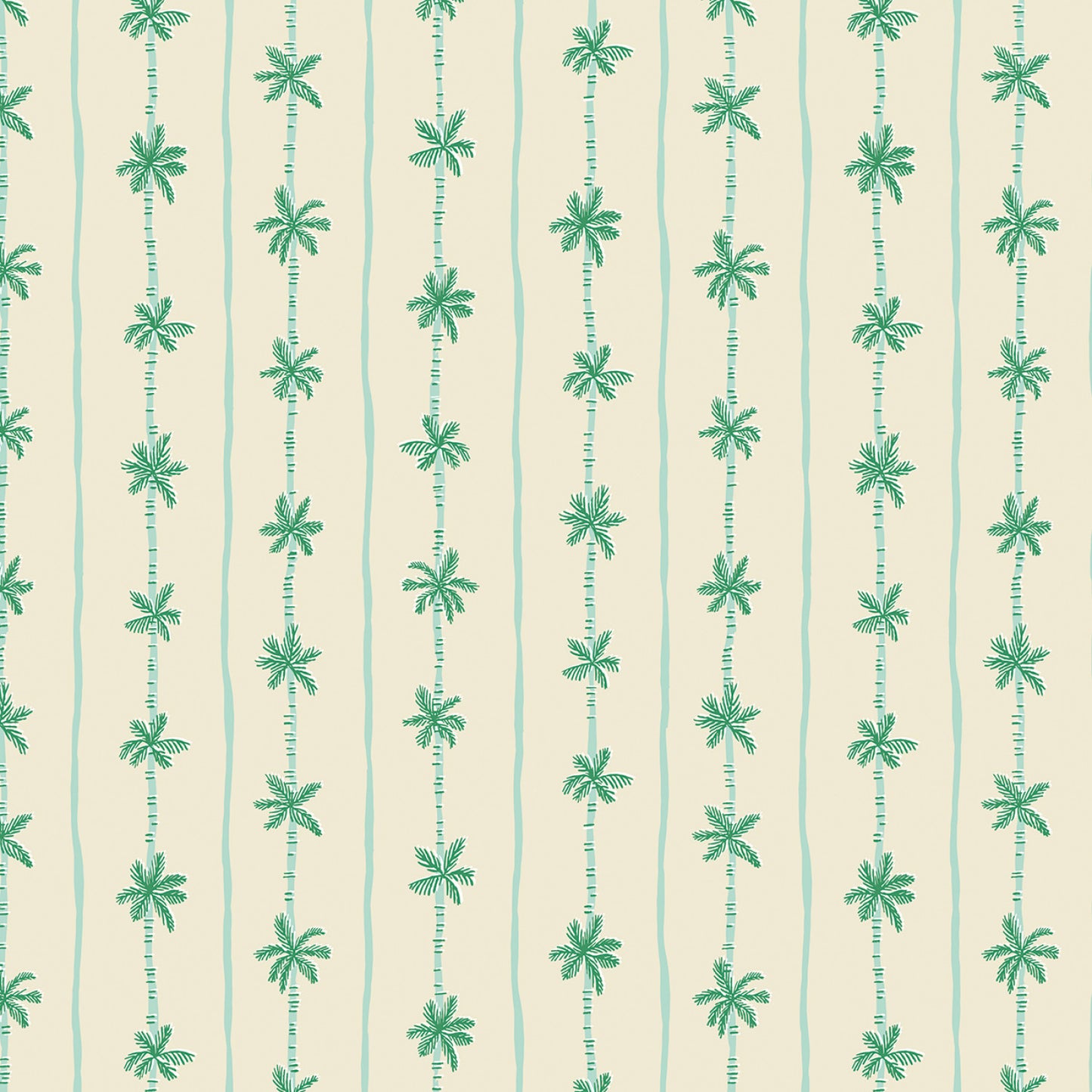 Forever Neverland Palm Stripe in Sand Dollar