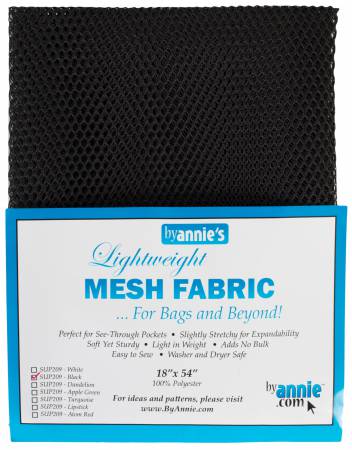 ByAnnie's Lightweight Mesh Fabric Black