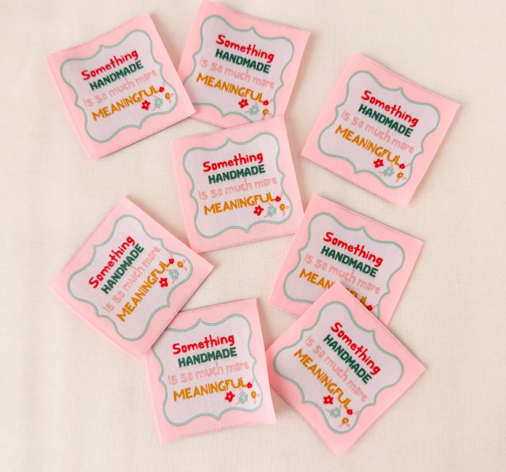 Sewing Illustration Meaningful Woven Labels
