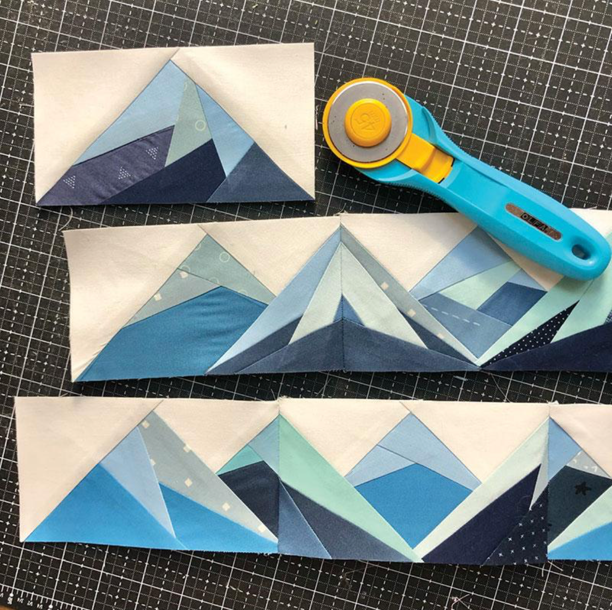 Scrappy Mountain FPP by Leila Gardenia
