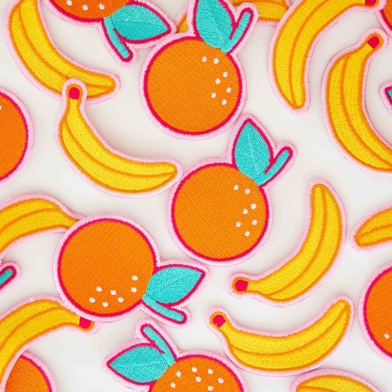 Banana & Orange Embroidery Patch