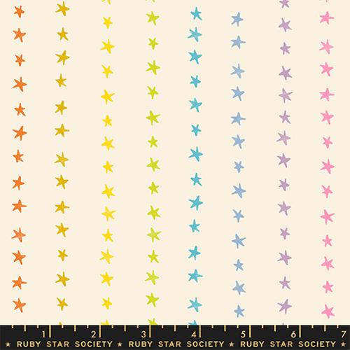PREORDER RSS Daisy Days Starry Stripe in Multi on Natural