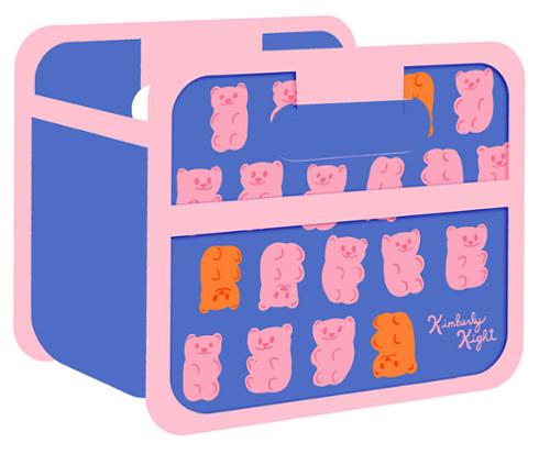 Foldable Box Mini Gummy Bears