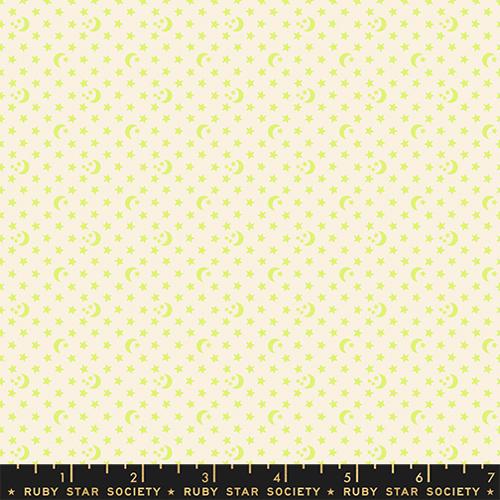 PREORDER RSS Boo Valley Moon Stars in Neon Yellow