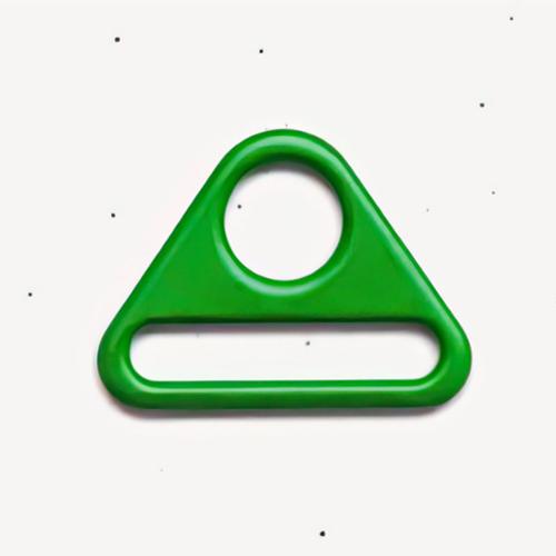 Triangle Ring in Kelly Green - 1.5"