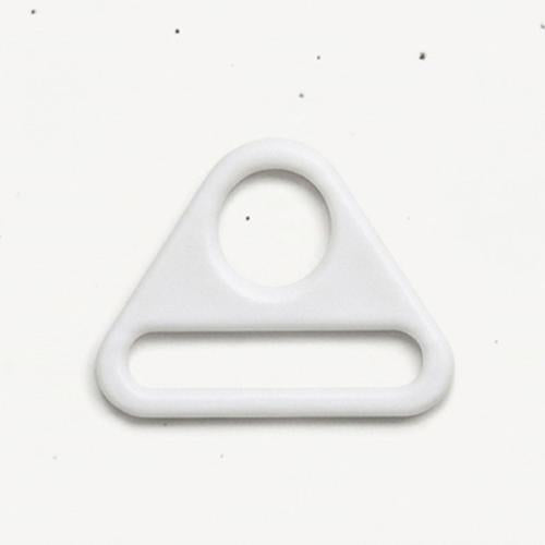 Triangle Ring in White - 1.5"