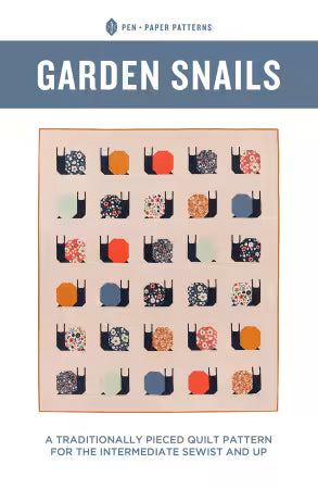 Garden Snail Quilt by Pen & Paper Patterns