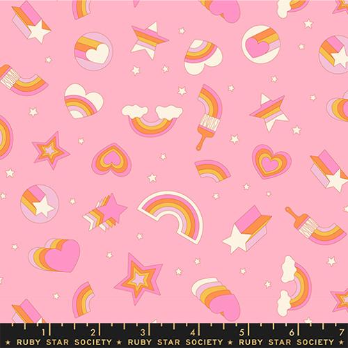 PREORDER RSS Sticker Book Rainbow Stickers in Rosebud
