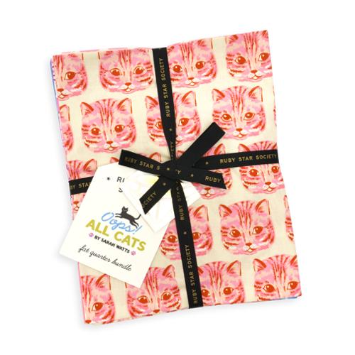 PREORDER RSS Oops All Cats Fat Quarter Bundle
