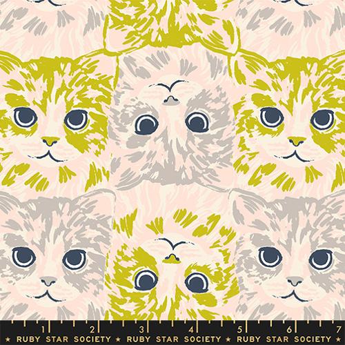 PREORDER RSS Oops All Cats Cat Checkers in Pistachio