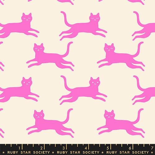 PREORDER RSS Oops All Cats Kitty Run in Neon Pink