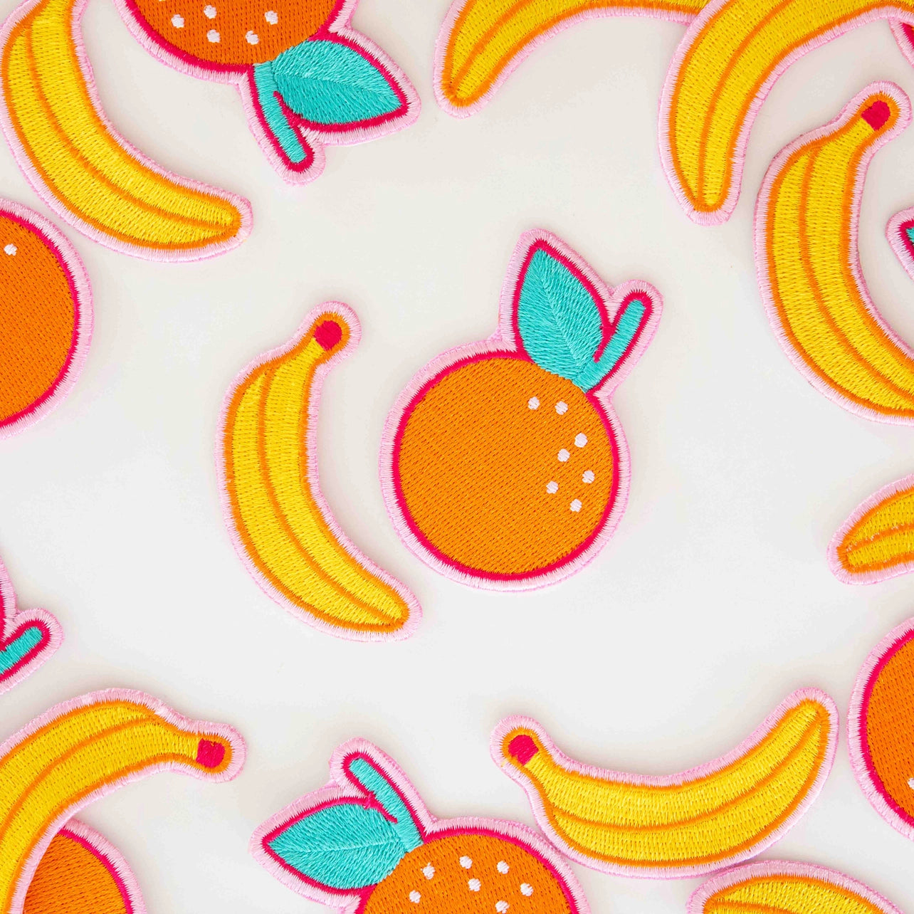 Banana & Orange Embroidery Patch