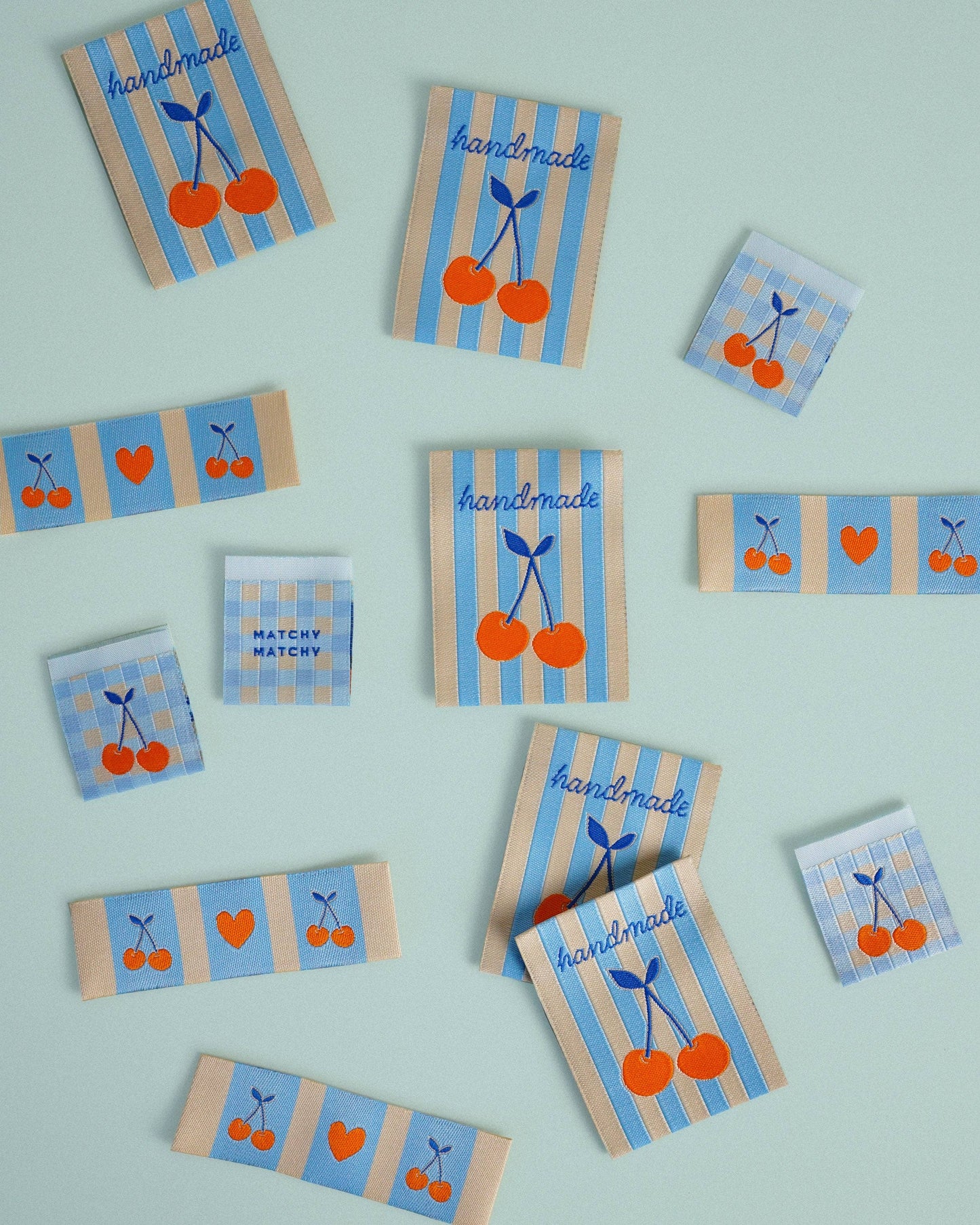Matchy Matchy Handmade Cherry Large Garment Labels