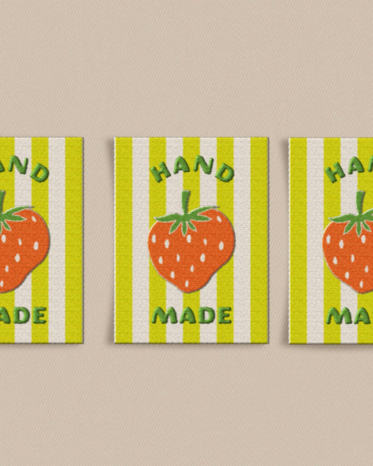Matchy Matchy Strawberry Large Garment Labels