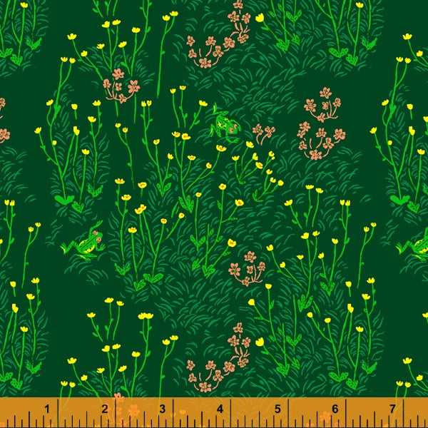 Tall Buttercups in Dark Green