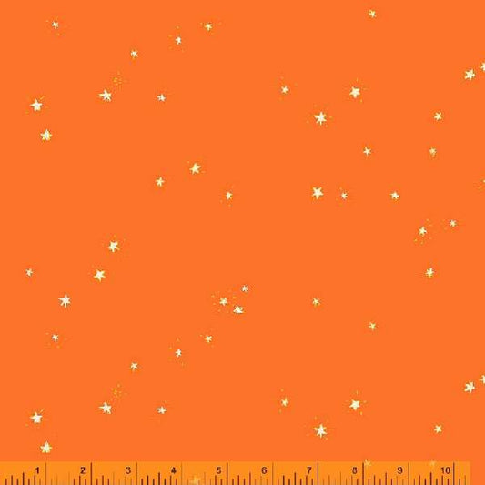 Hand Drawn Stars in Red Orange