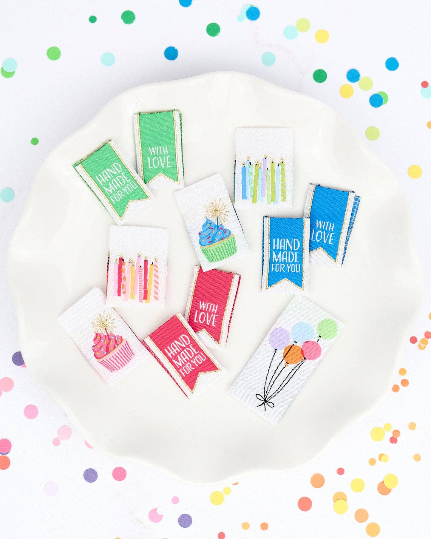 Renaissance Ribbons Happy Birthday Label Pack