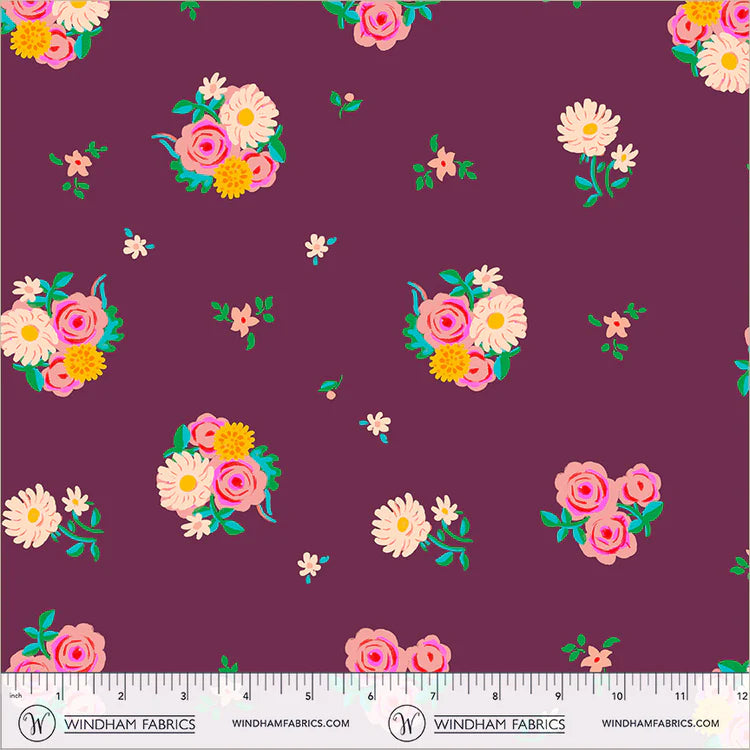 PREORDER HR Boat Race Denyse Floral in Plum
