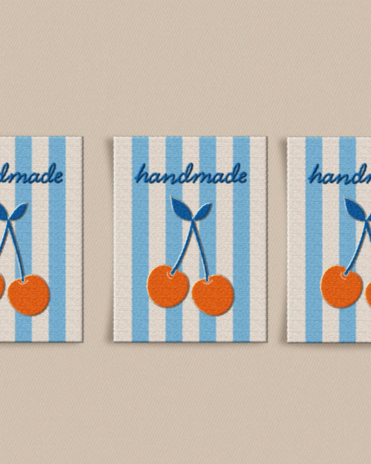 Matchy Matchy Handmade Cherry Large Garment Labels