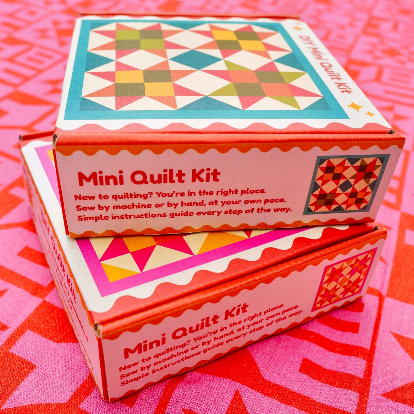 With Love by Kristy Mini Quilt Kits - Pink