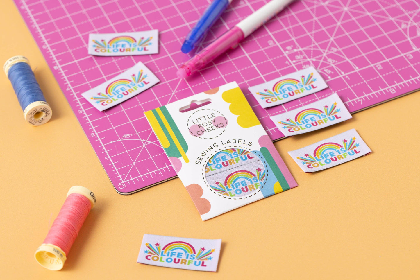 Little Rosy Cheeks- Life is Colorful Labels