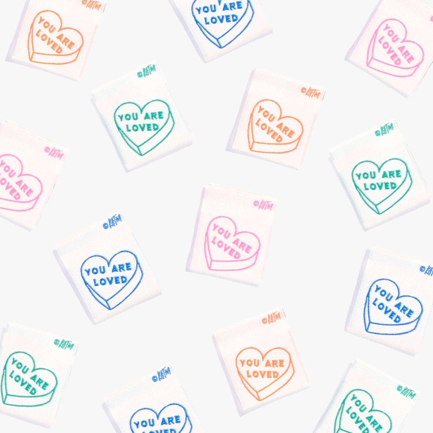 Kylie And The Machine- You Are Loved Woven Labels
