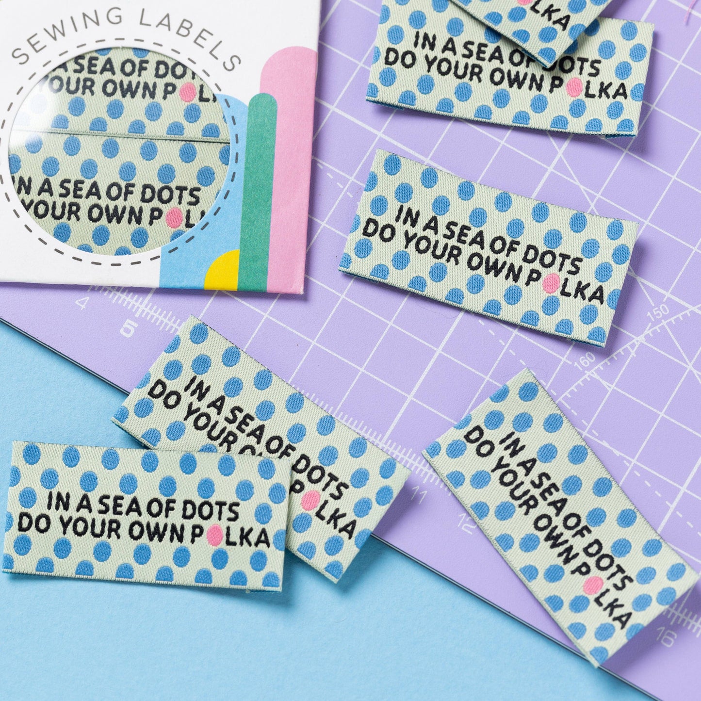 Little Rosy Cheeks- Sea of Dots Labels