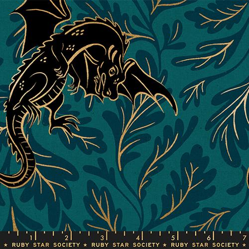 PREORDER RSS CANVAS Fireglow Dragon Lair in Metallic Galaxy