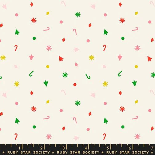 RSS Merry Happy Christmas in Christmas Confetti Multi