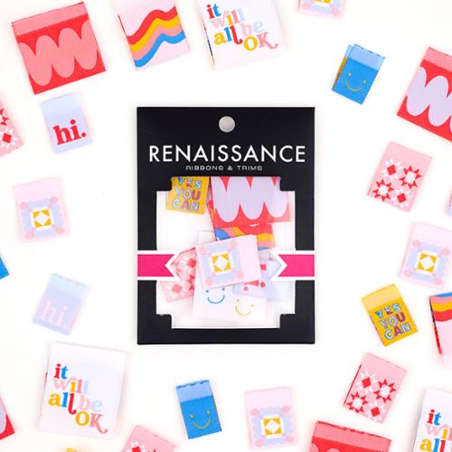 Renaissance Ribbons Playful  Label Pack