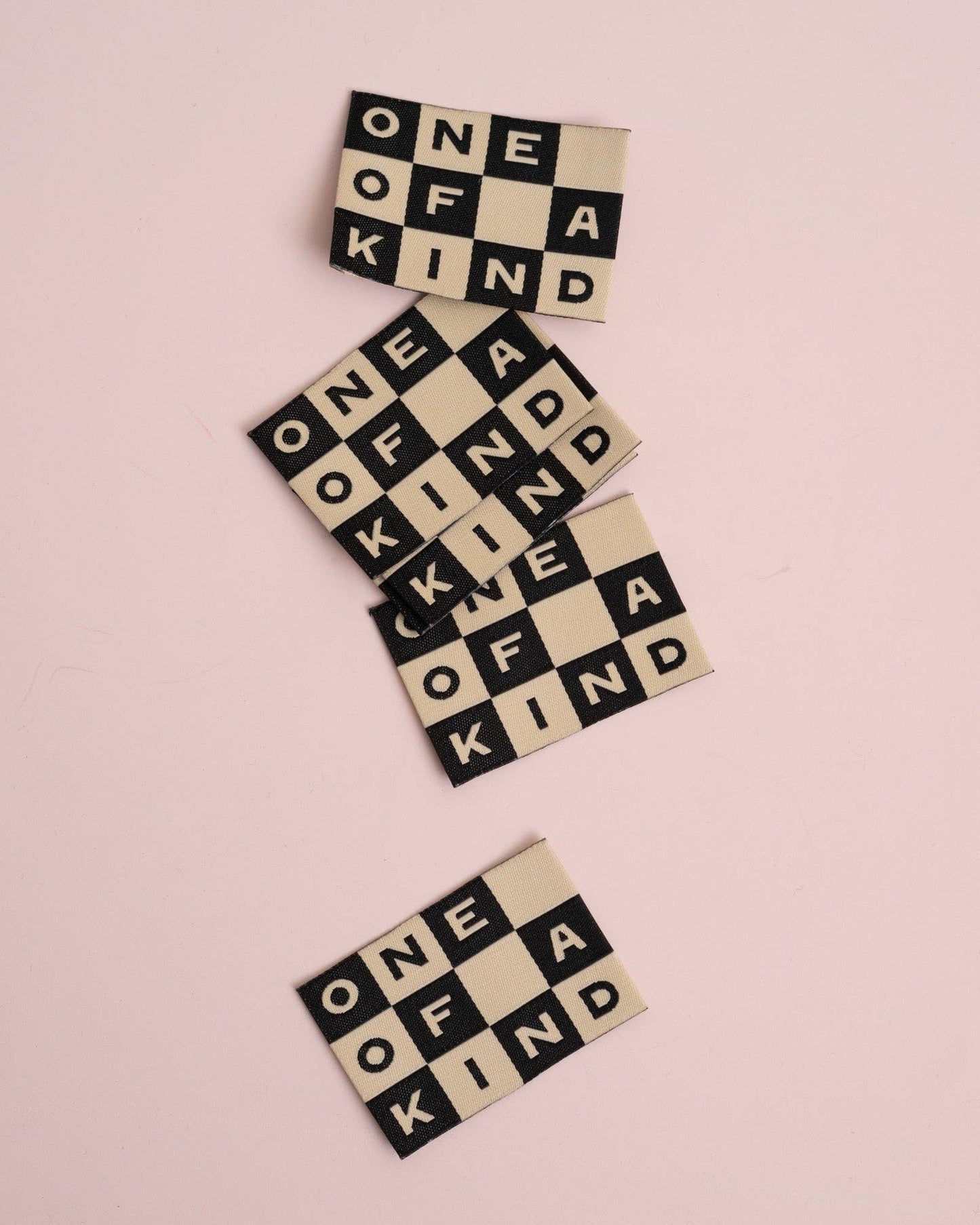 Matchy Matchy One of a Kind Checkerboard Large Garment Labels