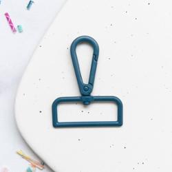 Swivel Snap Hook in Deep Teal- 1.5"