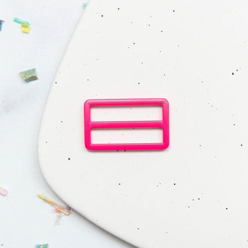Tri Glide Buckle in Hot Pink- 1.5"