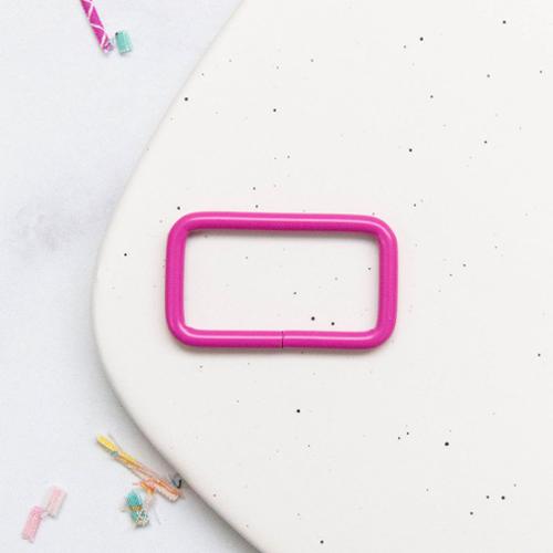 Rectangle Ring in Purple- 1.5"