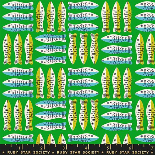 PREORDER RSS 1-800-Calico Little Sardines in Verdant