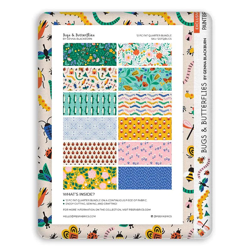 Bugs & Butterflies Fat Quarter Bundle