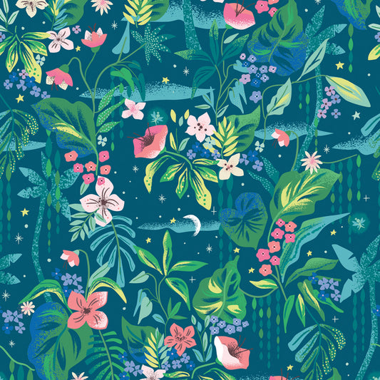 PREORDER Forever Neverland Tropical Floral in Night